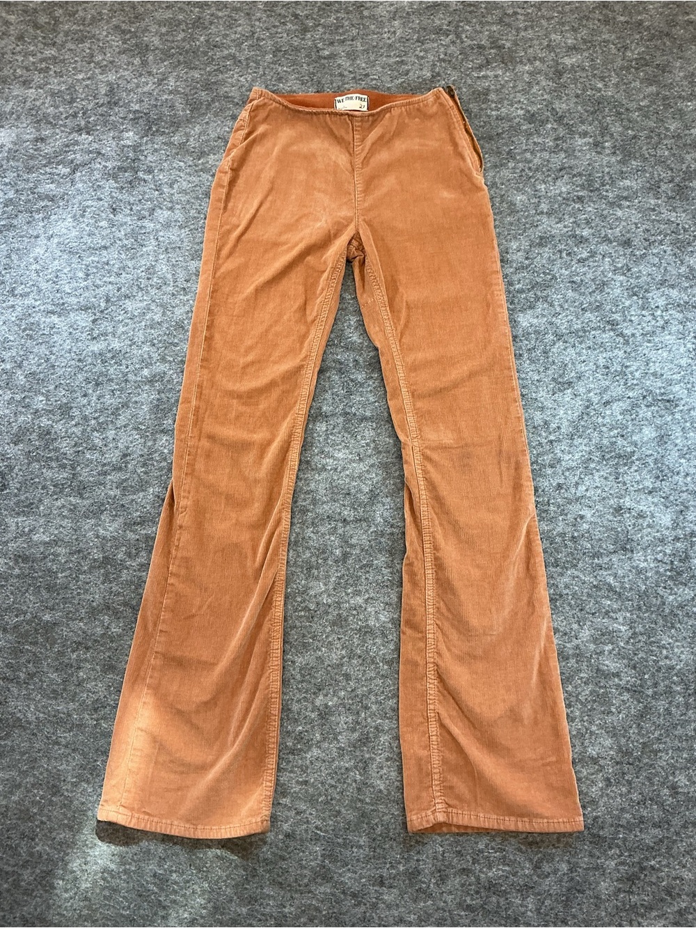 We The Free Corduroy Flared Pants in Rust Size 27